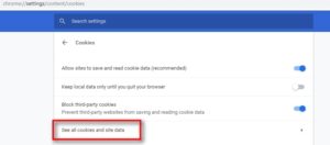 lihat semua cookie