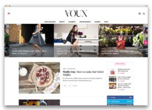 Tema Voux WordPress